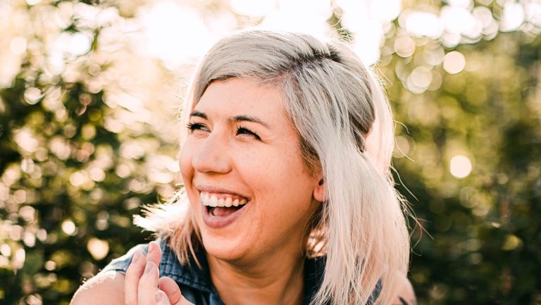 smiling woman