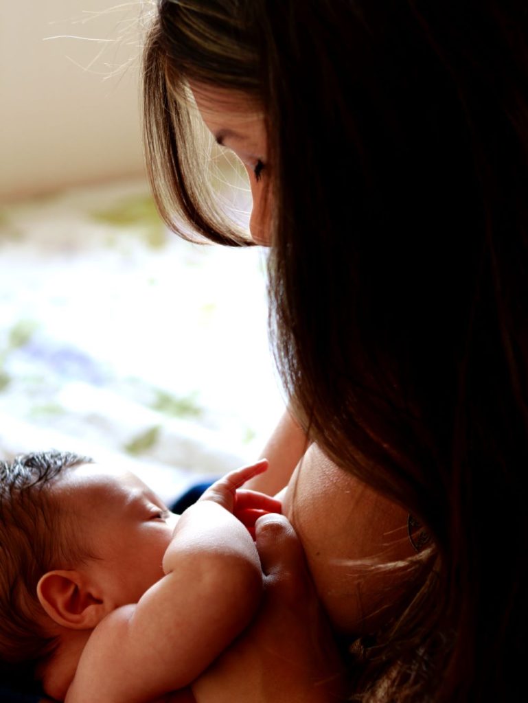 Breast Feeting Postpartum Mother 769x1024
